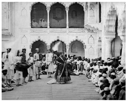 1860s Delhi Courtyard Performance