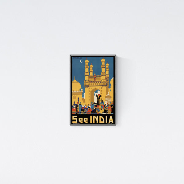 1920s 'See India: Hyderabad' Travel Poster