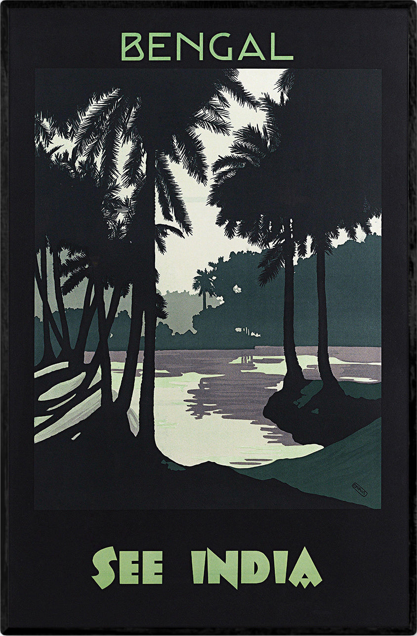 1935 'See India: Bengal' Travel Poster
