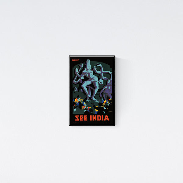 1920s 'See India: Ellora' Travel Poster